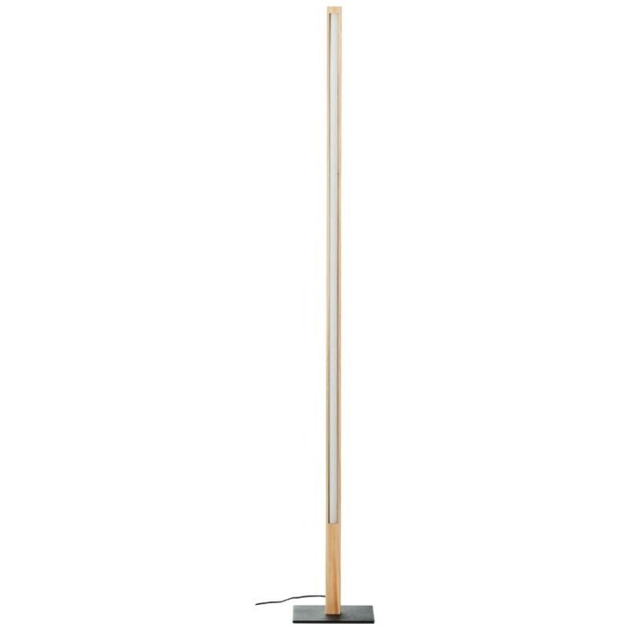 Rustik läslampa golv brun, Renuka, 12W, 3000K LED, med brytare