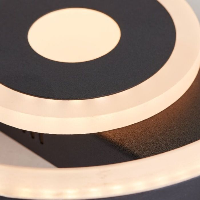 Design plafond svart, Konrad, 9W, 3000K LED