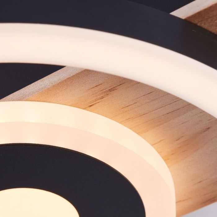 Design plafond brun, Konrad, 9W, 3000K LED