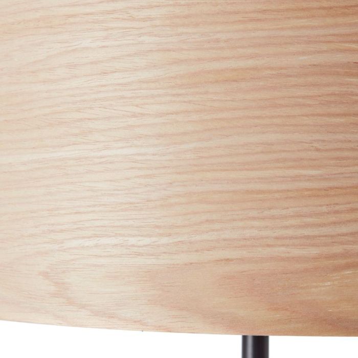 Trä golvlampa beige, Enna, med brytare