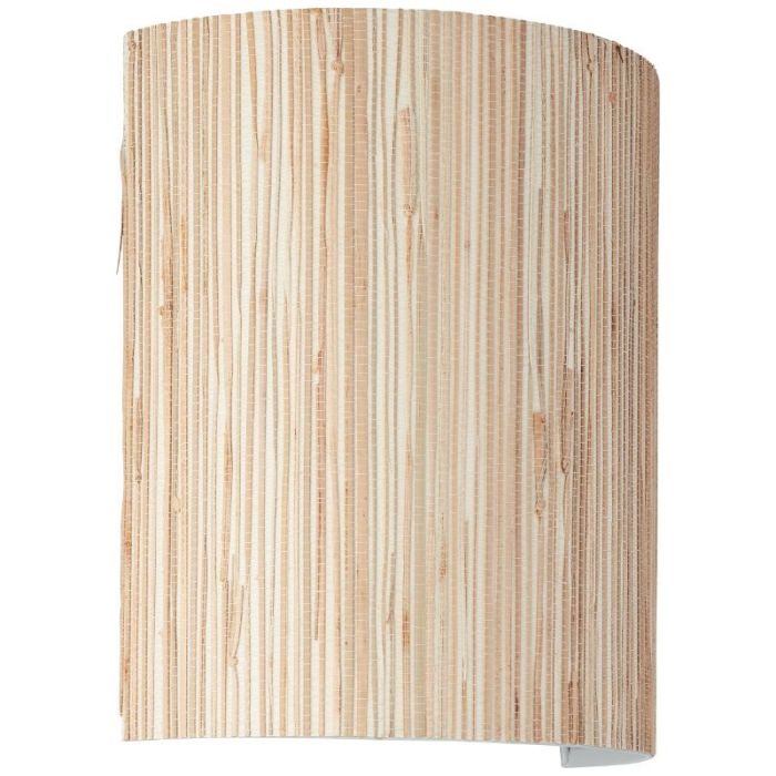 Rustik vägglampa beige, Wenda