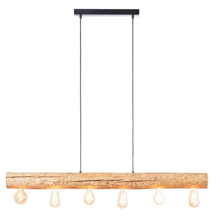 Trä fönsterlampa brun, Sibren
