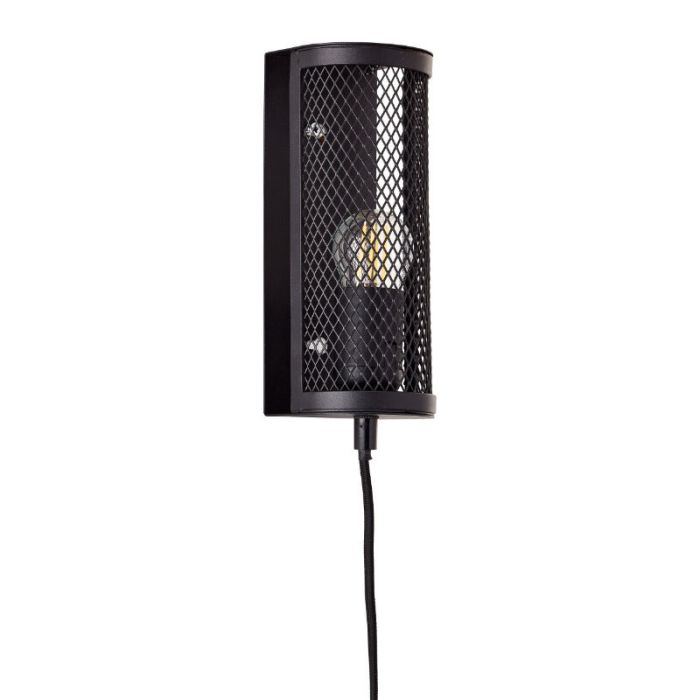 Industri vägglampa svart, Esperanza