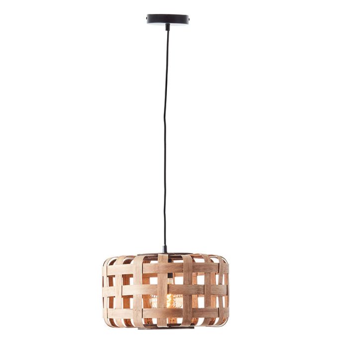 Trä fönsterlampa brun, Virginie
