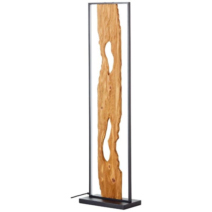Rustik golvlampa brun, Raynor, 20W, 3000K LED, med brytare