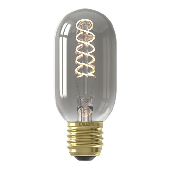 Dimbar Calex E27 rörlampa LED grå, 4W, 1800K