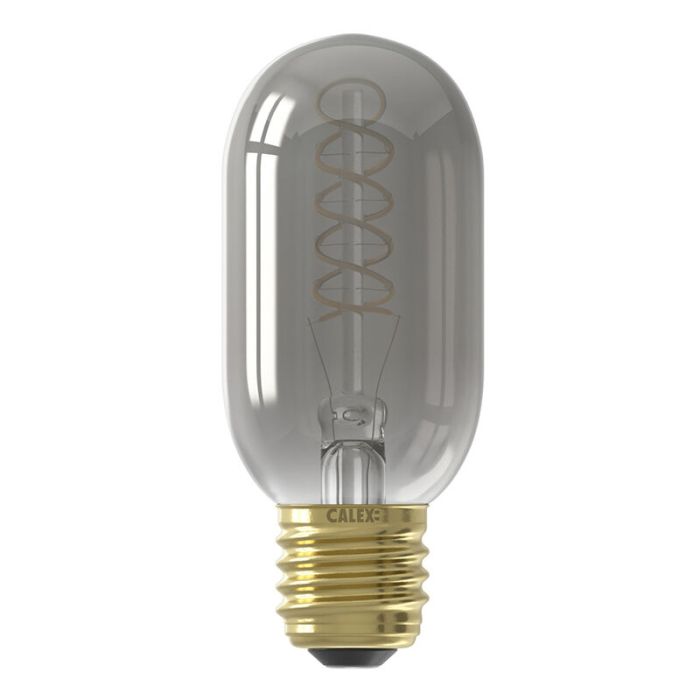 Dimbar Calex E27 rörlampa LED grå, 4W, 1800K