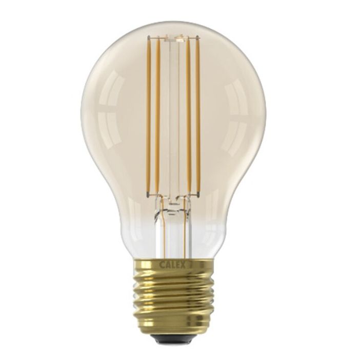 Dimbar Calex E27 filamentlampa bärnstensfärgad, 4,5W, 2100K