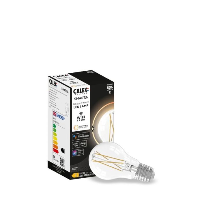 Calex smart LED lampa E27 7W, justerbar ljusfärg