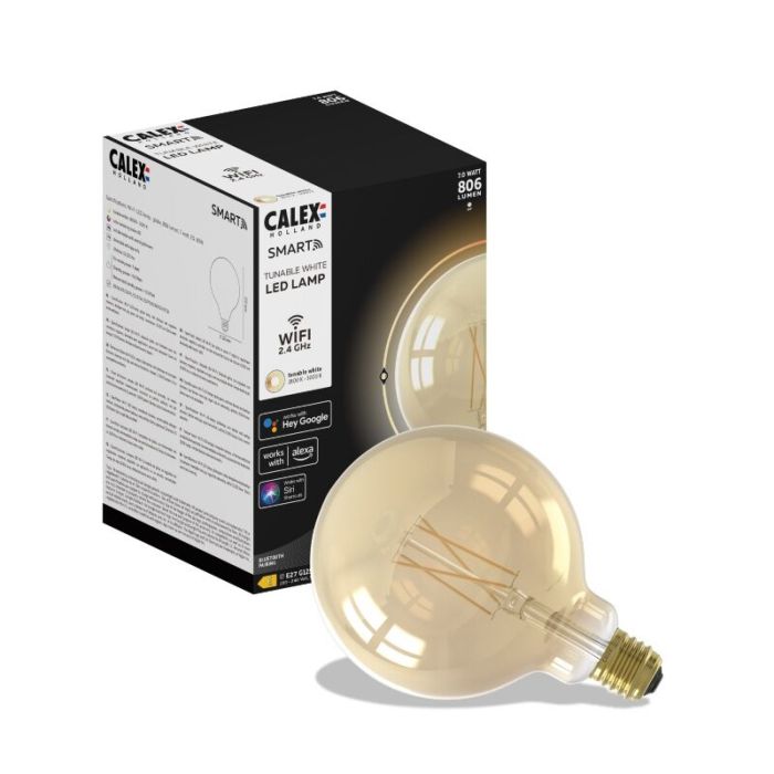 Calex smart LED lampa E27 bärnstensfärgad, 7W, 1800-3000K
