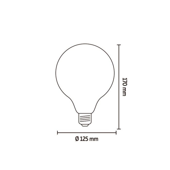 Calex smart LED lampa E27 bärnstensfärgad, 7W, 1800-3000K