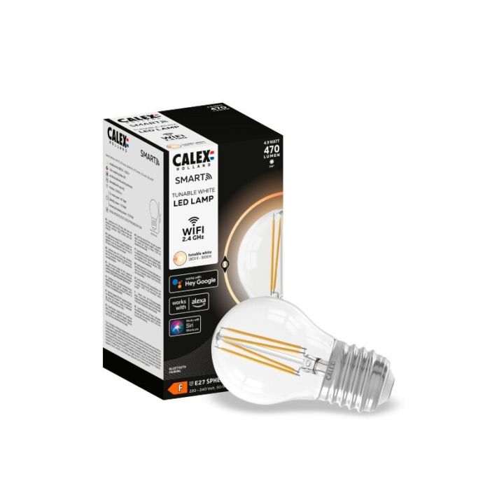 Calex smart LED lampa E27 4,9W, 1800-3000K