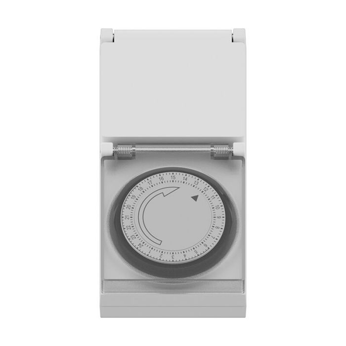 Vattentät tidstidsur väggkontakt med 24 timmars timer, IP44