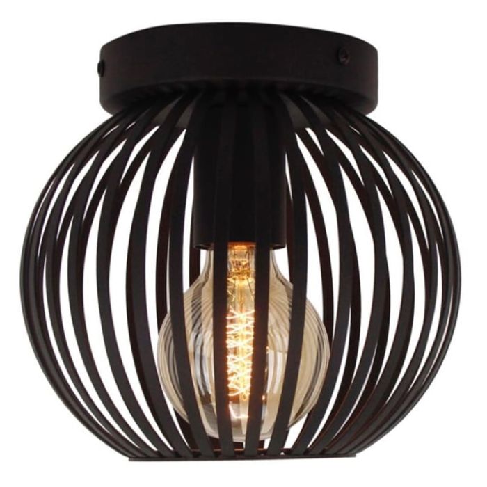 Industri taklampa svart, Lieve