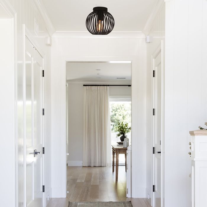 Industri taklampa svart, Lieve