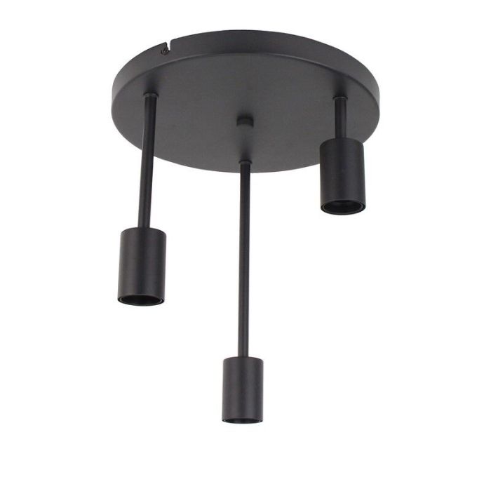 Metall taklampa svart, Rami