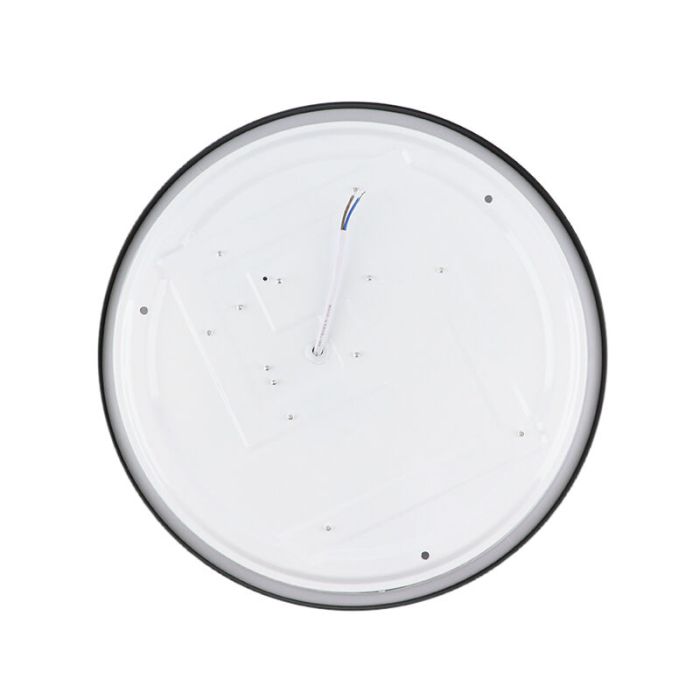 Svart modern plafond plast, Kos, 22W, 3000K LED