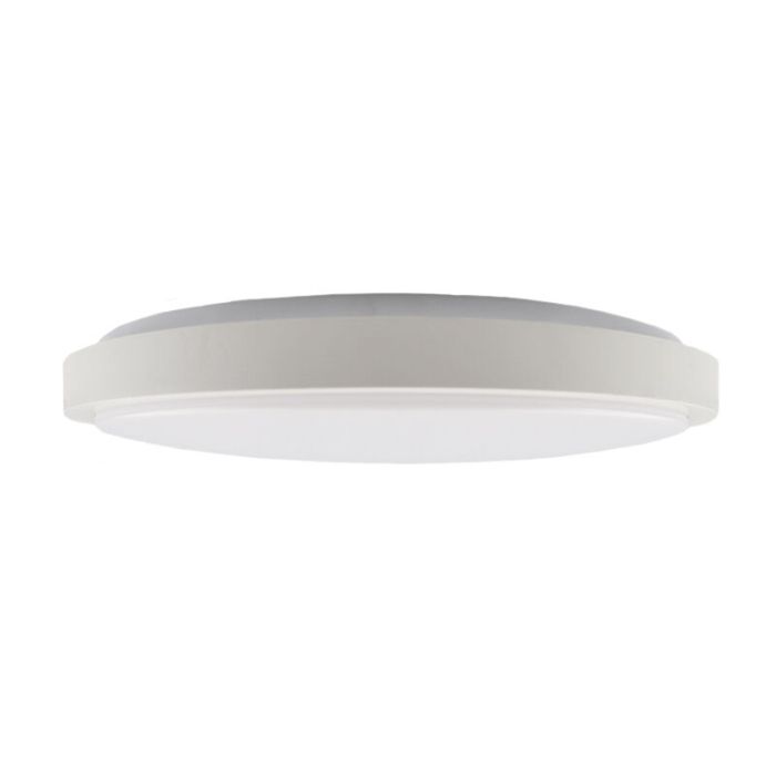 Vit modern plafond plast, Kos, 22W, 3000K LED