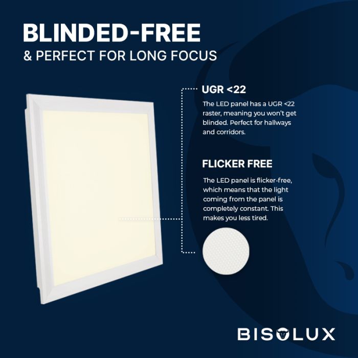 LED 30x30 panel, 18W, 6500K