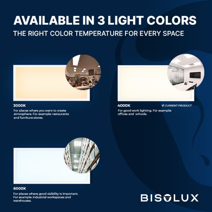 LED 30x120 panel, 48W, 4000K
