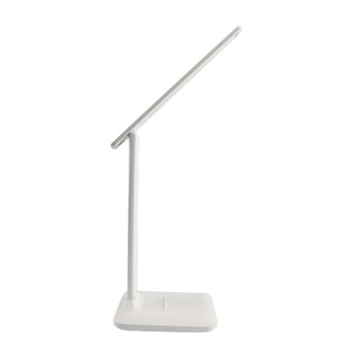 Vit modern skrivbordslampa plast, Danila, 5W, justerbar ljusfärg LED, med beröringsdimmer