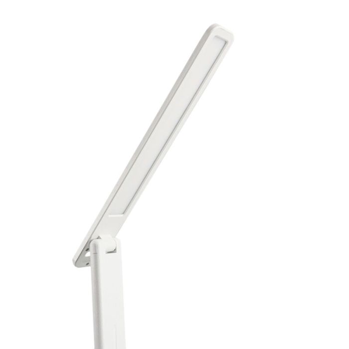Vit modern skrivbordslampa plast, Danila, 5W, justerbar ljusfärg LED, med beröringsdimmer