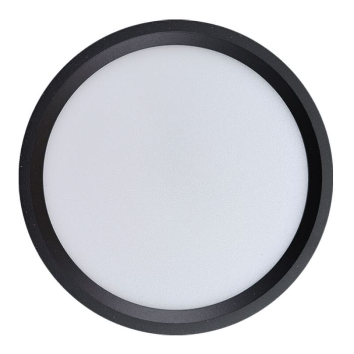 Svart taklampa aluminium, Aletta, 5W, 3000K LED