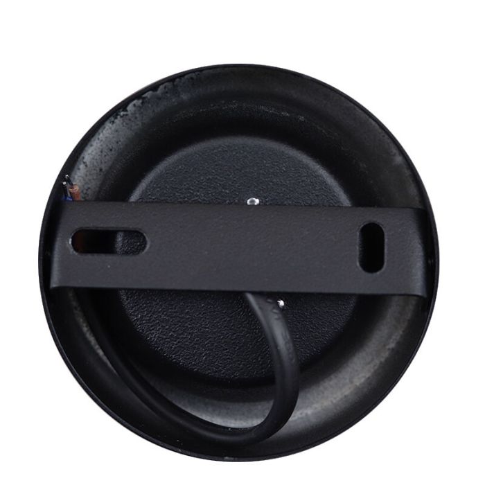 Svart taklampa aluminium, Aletta, 5W, 3000K LED