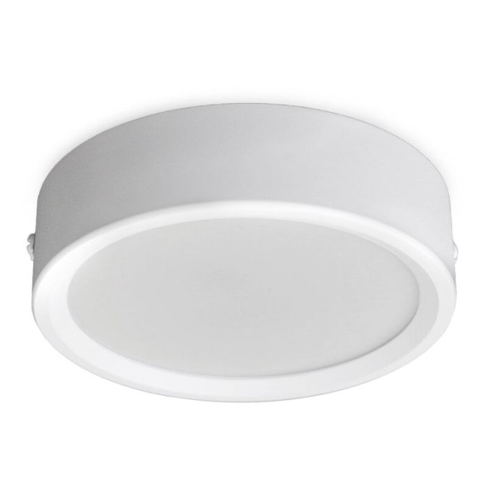 Vit taklampa aluminium, Aletta, 5W, 3000K LED