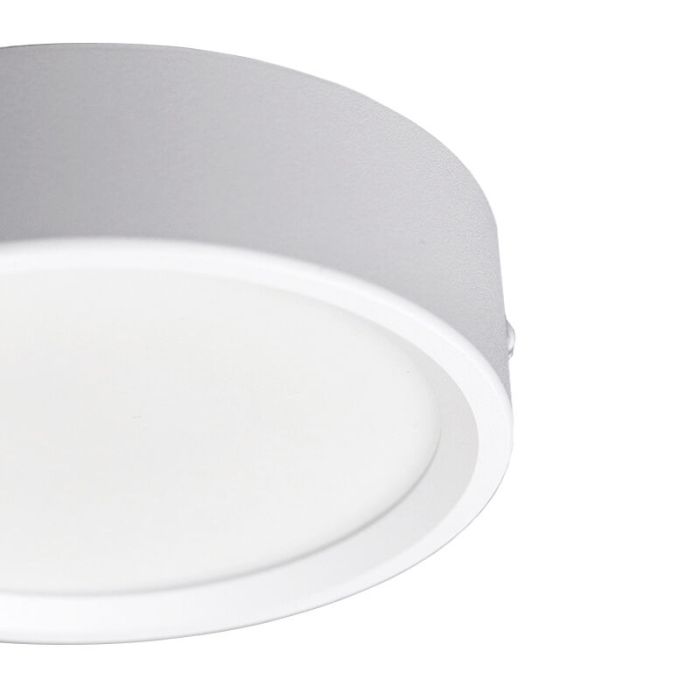 Vit taklampa aluminium, Aletta, 15W, 3000K LED