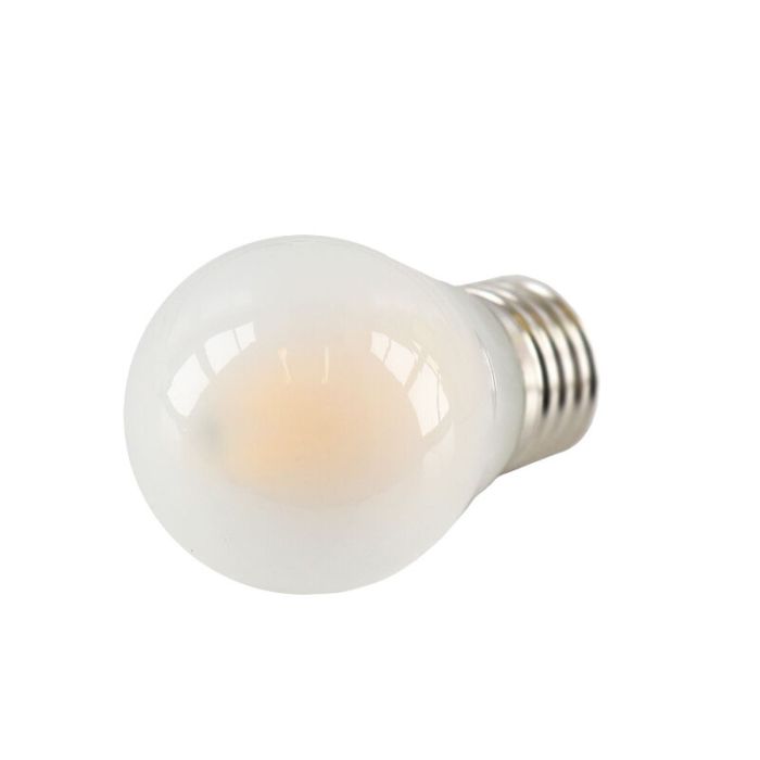 Dimbar Olucia E27 LED lampa, P45, 3w, Vitt glas, 2700k