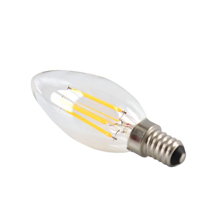 Dimbart Olucia E14 LED-ljus, 3w, Transparent glas, 2700k