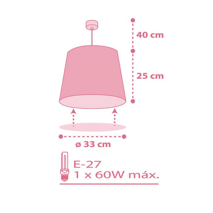 Rosa fönsterlampa barn plast, Flamingo