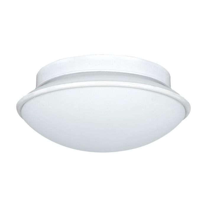 Vit vägglampa stål, Nicoletta, IP44