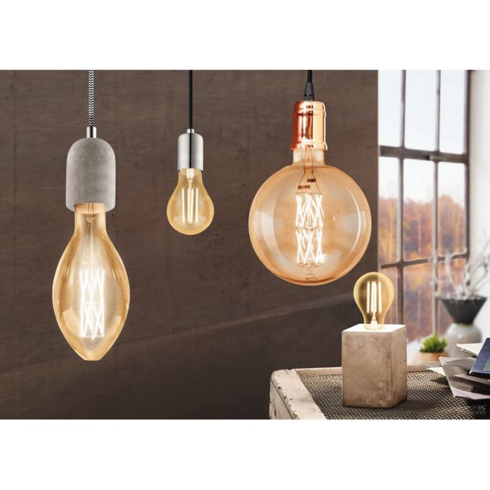 Koppar vintage fönsterlampa metall, Christel