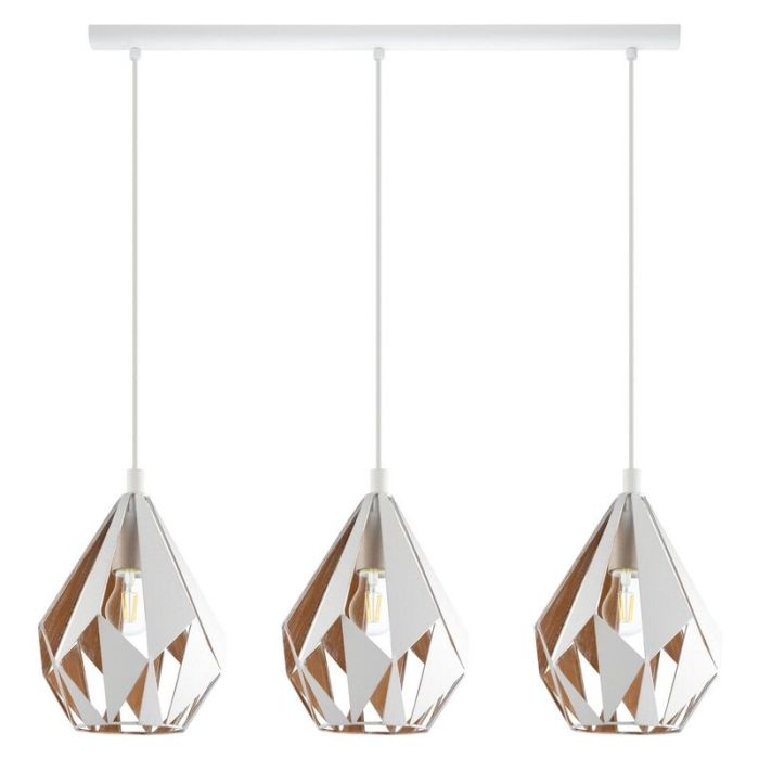 Vit design fönsterlampa metall, Acri
