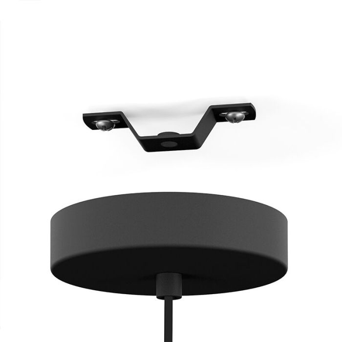 Svart industri fönsterlampa aluminium, Nuno