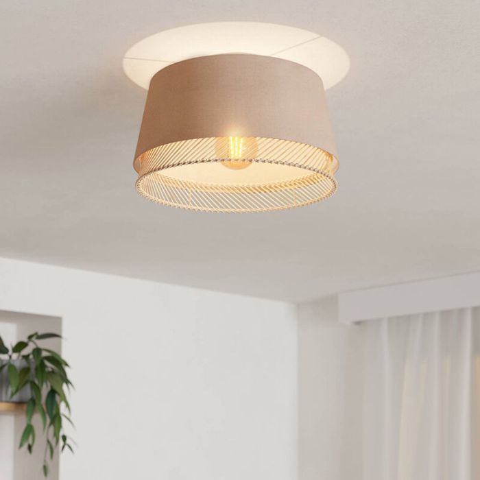 Beige plafond tyg, Ruby