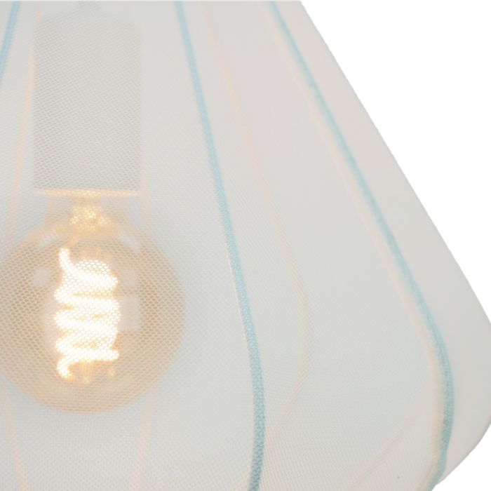 Vit industri fönsterlampa stål, Agnese