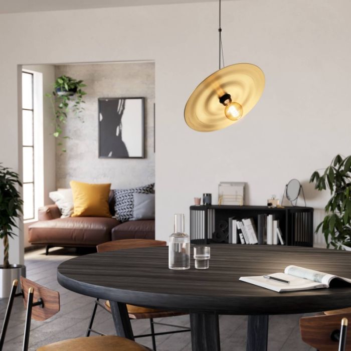 Mässing design fönsterlampa stål, Jesmer