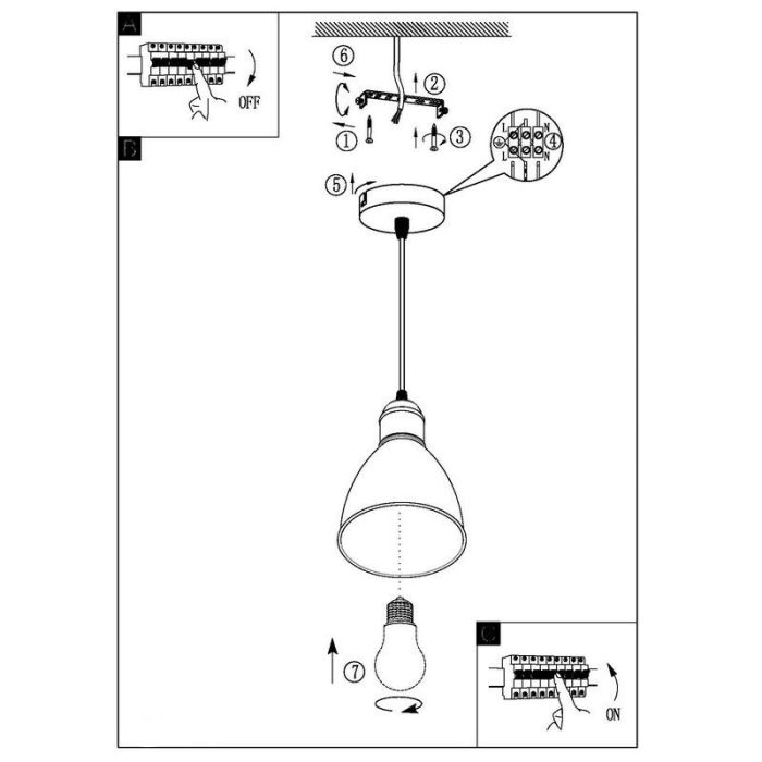 Koppar rustik fönsterlampa metall, Lavinio
