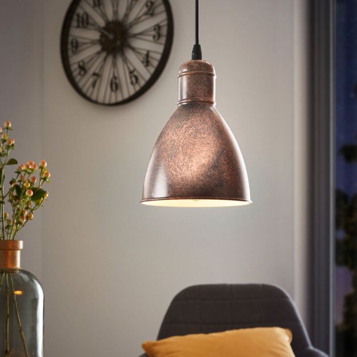 Koppar rustik fönsterlampa metall, Lavinio
