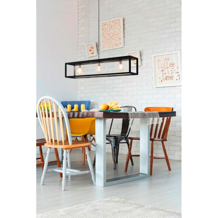 Svart industri fönsterlampa metall, Jaxx