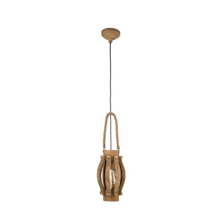 Trä fönsterlampa brun, Adriano