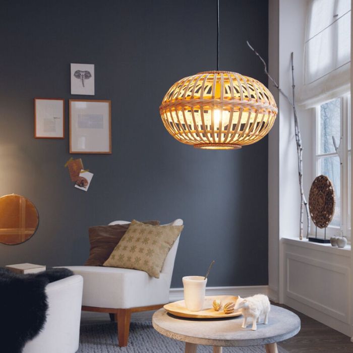 Rustik fönsterlampa trä, Firenze
