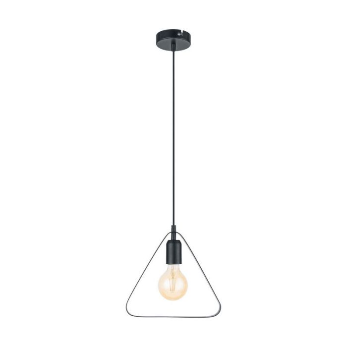 Svart fönsterlampa metall, Aida