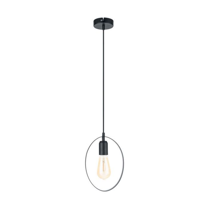 Svart retro fönsterlampa metall, Aida