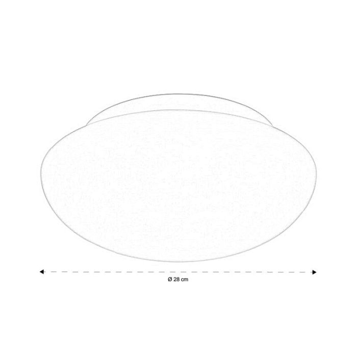 Vit plafond glas, Nieke