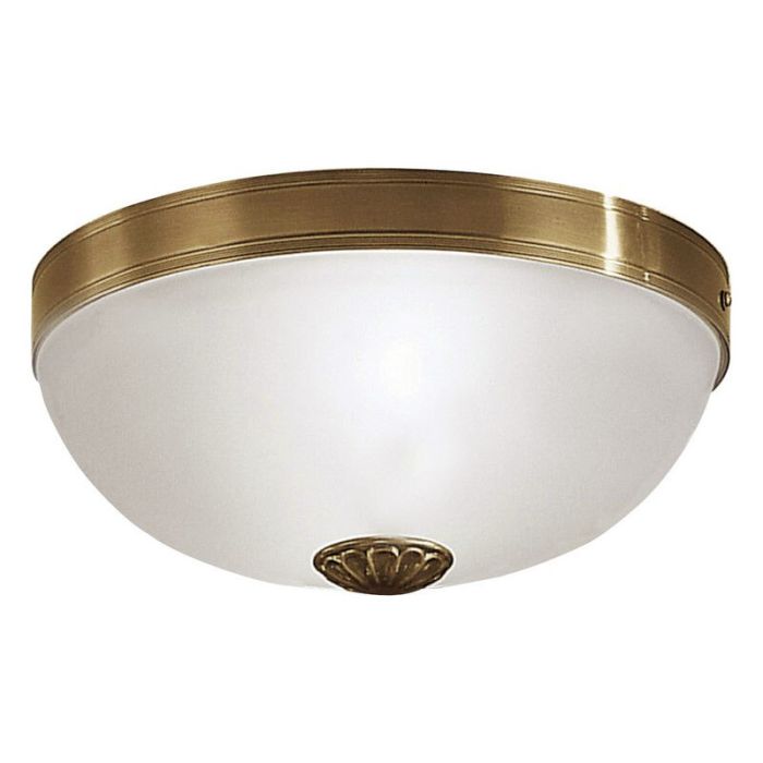 Brons klassisk plafond glas, Esca
