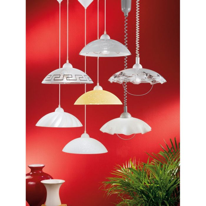 Vit fönsterlampa glas, Kaj
